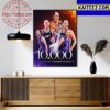 Congrats Diana Taurasi 10K Career Points The Greatest Scorer In The WNBA History Wall Decor Poster Canvas