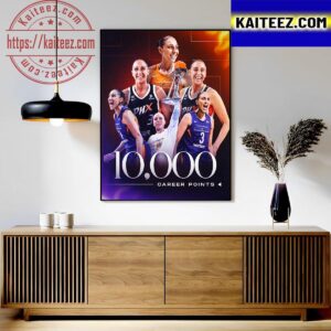 Congrats Diana Taurasi 10000 Career Points In WNBA History Wall Decor Poster Canvas