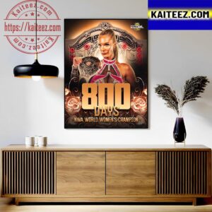 Congrats to Kamille For Reaching 800 Days As NWA World Womens Champion Art Decor Poster Canvas