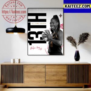Congratulations To Chelsea Gray 13th All-Time Assists Leader Art Decor Poster Canvas