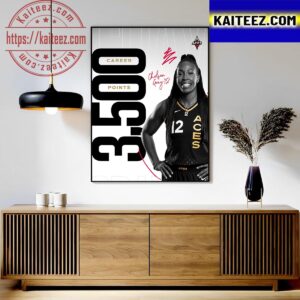 Congratulations to Chelsea Gray 3500 Career Points In WNBA Art Decor Poster Canvas