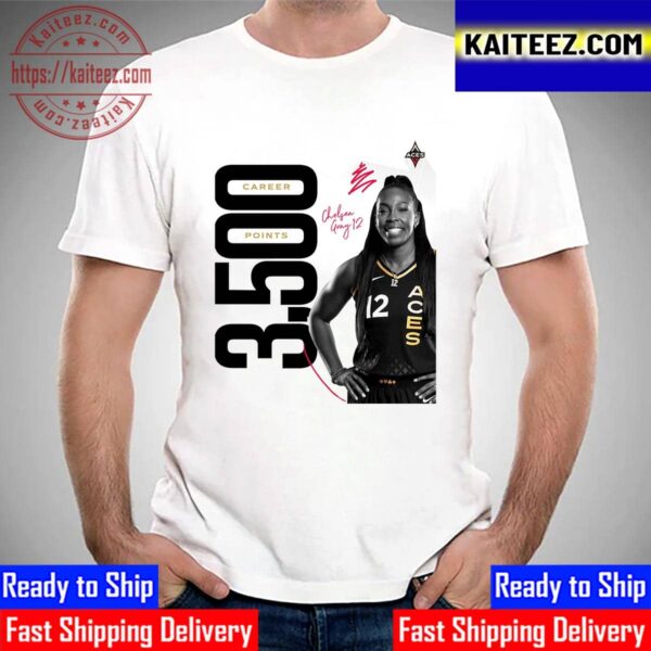 Congratulations to Chelsea Gray 3500 Career Points In WNBA Vintage T-Shirt