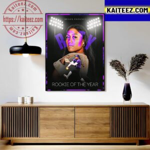 Congratulations to Megan Faraimo Is The 2023 Athletes Unlimited Softball Rookie Of The Year Art Decor Poster Canvas