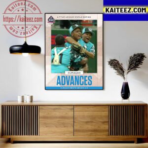 Curacao Advances On To The International Championship In The 2023 Little League World Series Art Decor Poster Canvas