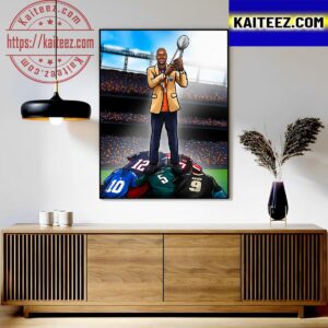 DeMarcus Ware Is Pro Football Hall Of Fame 2023 Of Denver Broncos Art Decor Poster Canvas