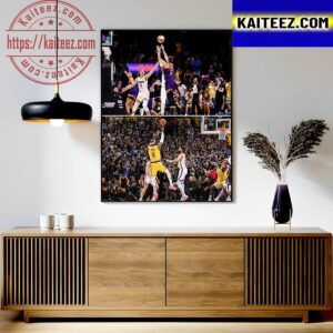 Diana Taurasi Handshake LeBron James For Records In WNBA And NBA Wall Decor Poster Canvas