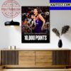 Diana Taurasi Is The First WNBA Player In History To Reach 10000 Points Wall Decor Poster Canvas