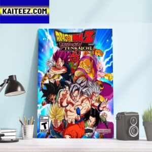 Dragon Ball Z Budokai Tenkaichi 4 Official Poster Art Decor Poster Canvas