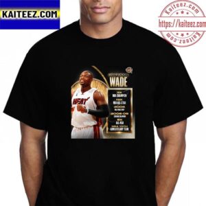 Dwyane Wade Basketball Hall Of Fame Resume Class Of 2023 Vintage T-Shirt