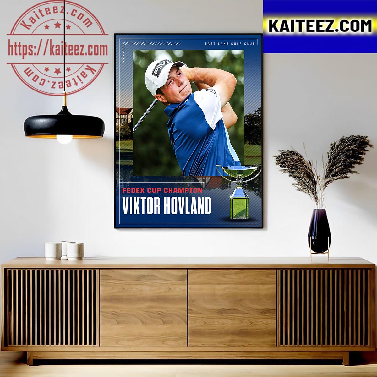 East Lake Golf Club Viktor Hovland Is The 2023 FedEx Cup Champion Art