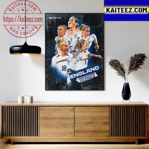 England Is Through To Its First FIFA Womens World Cup Final Art Decor Poster Canvas