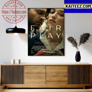 Fair Play Official Poster For With Starring Phoebe Dynevor And Alden Ehrenreich Art Decor Poster Canvas