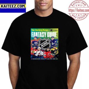 Fantasy Guide 2023-24 Erik Karlsson or Cale Makar On The Hockey News Cover Vintage t-Shirt