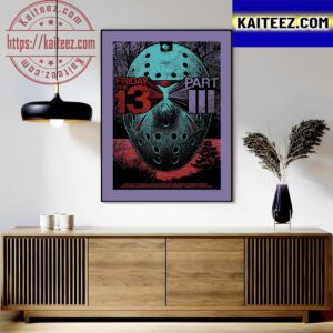 Friday The 13th Part III New Poster Art Decor Poster Canvas