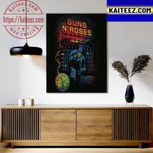 Guns N Roses Concert In Montreal on August 8 2023 Art Decor Poster Canvas