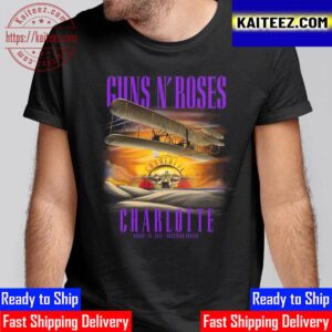 Guns N Roses North America 2023 Tour Charlotte Spectrum Center August 29th 2023 Vintage T-Shirt