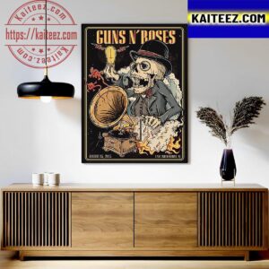 Guns N Roses Show Its So Easy at MetLife Stadium East Rutherford NJ August 15th 2023 Art Decor Poster Canvas