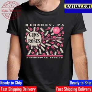 Guns N Roses We Got Fun n Games at Hersheypark Stadium Hershey PA August 11th 2023 Vintage T-Shirt