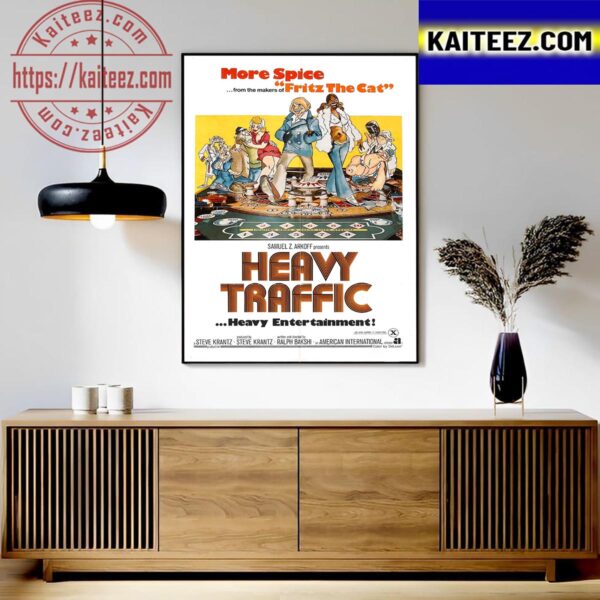 Happy 50th Birthday 1973 2023 To Heavy Traffic Heavy Entertainment Art Decor Poster Canvas