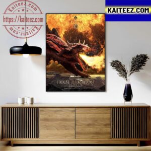 House Of The Dragon Season 2 Fire Will Reign Art Decor Poster Canvas