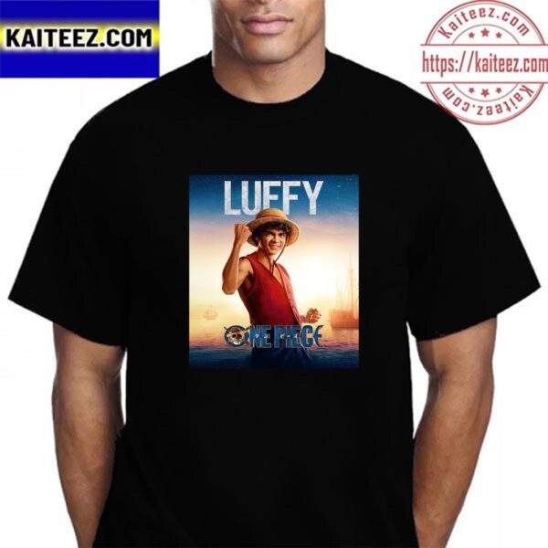 Inaki Godoy As Monkey D Luffy In One Piece Of Netflix Live-Action Vintage T-Shirt