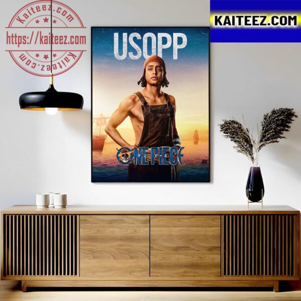 Jacob Romero Gibson As Usopp In One Piece Of Netflix Live-Action Classic T-Shirt Art Decor Poster Canvas