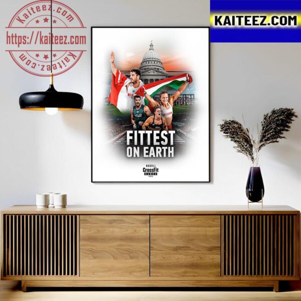 Jeff Adler And Laura Horvath Are The Fittest Man And Fittest Woman on Earth 2023 Art Decor Poster Canvas