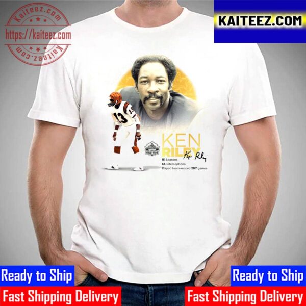 Ken Riley Is The 2023 Pro Football Hall Of Fame Canton Ohio Signature Vintage t-Shirt