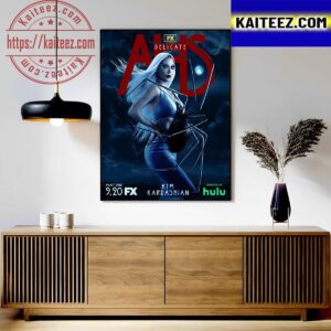 Kim Kardashian In FX American Horror Story Delicate Part 1 Official Poster Art Decor Poster Canvas