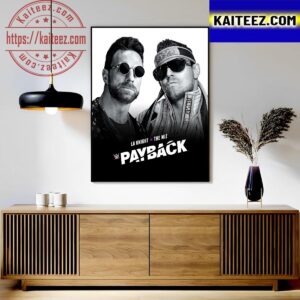 LA Knight Vs The Miz at WWE Payback Art Decor Poster Canvas