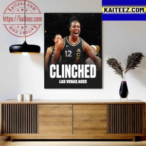 Las Vegas Aces Have Clinched A Playoff Spot Art Decor Poster Canvas