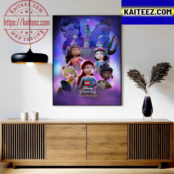 Lego Disney Princess The Castle Quest Poster Art Decor Poster Canvas