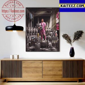 Lionel Messi Becomes The Most Decorated Footballer Of All Time With 44 Trophies Classic T-Shirt Art Decor Poster Canvas