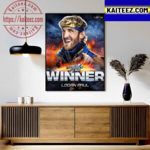 Logan Paul Is The Winner At WWE SummerSlam Art Decor Poster Canvas