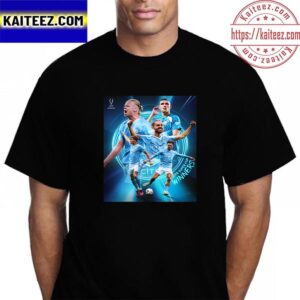 Manchester City Are Winners The 2023 UEFA Super Cup Vintage T-Shirt
