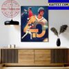 Matt Olson Reaches 100 RBI In MLB Art Decor Poster Canvas