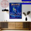 Megadeth Youthanasia Album Poster Art Decor Poster Canvas