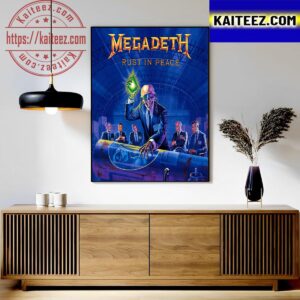 Megadeth Rust In Peace Art Decor Poster Canvas