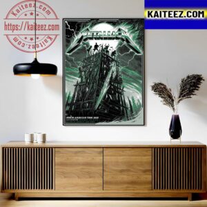 Metallica M72 World Tour East Rutherford at North America Tour 2023 Art Decor Poster Canvas