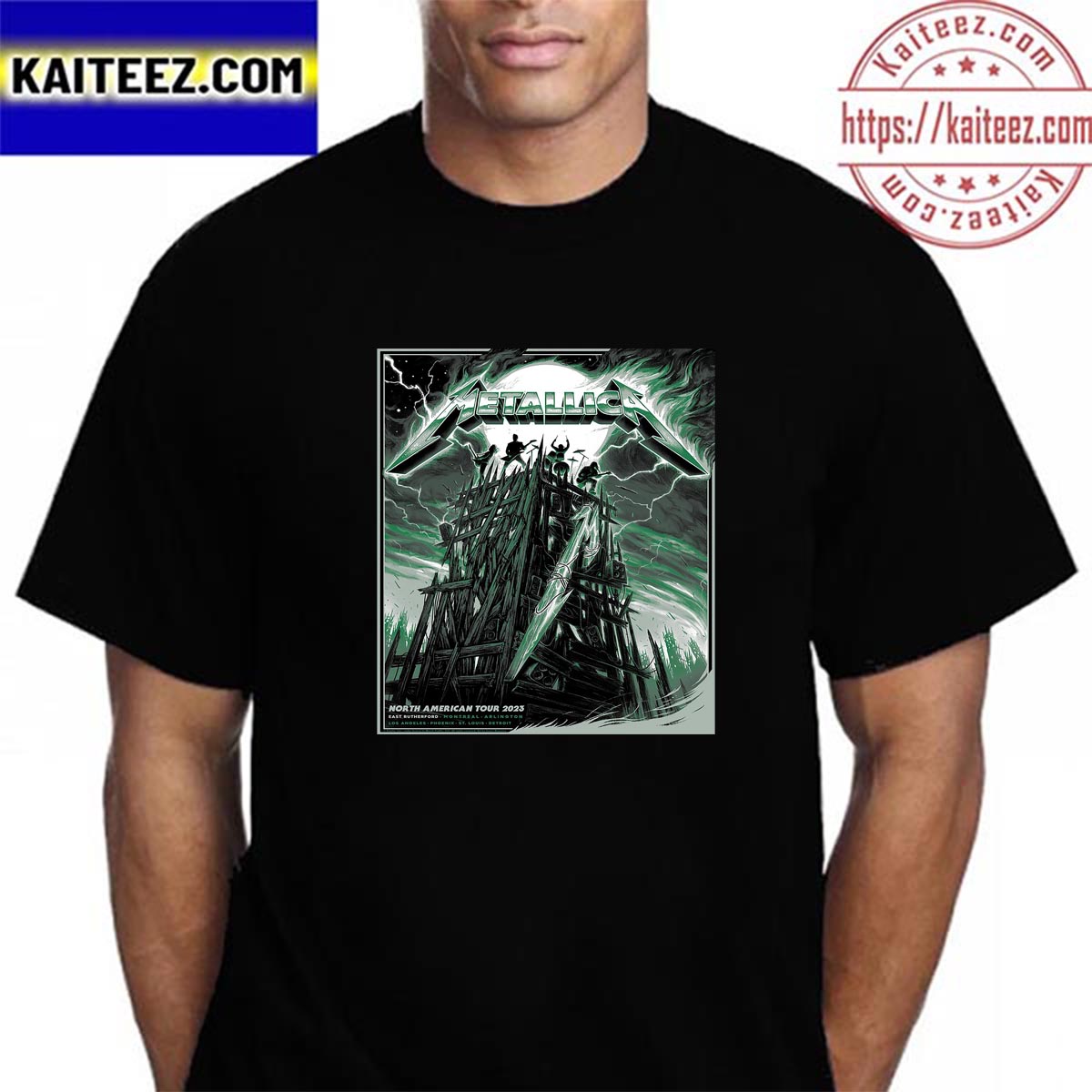 Metallica M72 World Tour East Rutherford at North America Tour 2023 Vintage t-Shirt