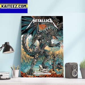 Metallica M72 World Tour No Repeat Weekend at SoFi Stadium Los Angeles CA August 25th 2023 Art Decor Poster Canvas