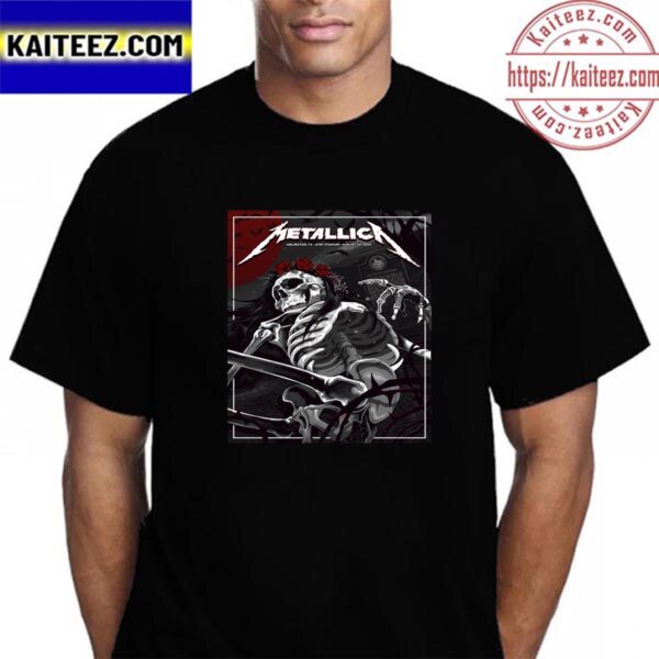 Metallica M72 World Tour No Repeat Weekend from Arlington at AT&T Stadium August 20 2023 Vintage T-Shirt