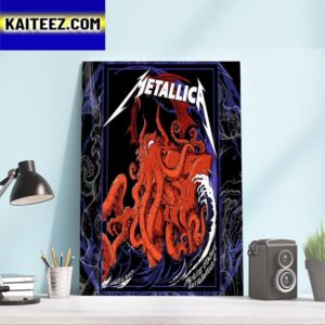 Metallica M72 World Tour at MetLife Stadium East Rutherford NJ USA August 6 2023 Art Decorations Poster Canvas