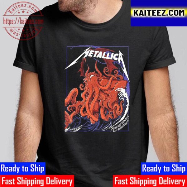 Metallica M72 World Tour at MetLife Stadium East Rutherford NJ USA August 6 2023 Vintage T-Shirt