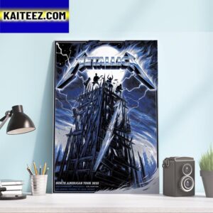 Metallica World Tour M72 Arlington At North American Tour 2023 Official Pop-Up Shop Poster Art Decor Poster Canvas