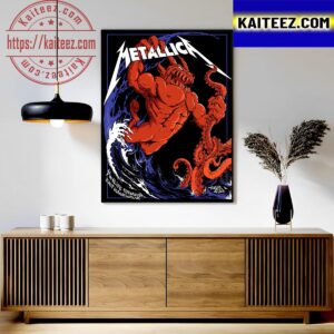 Metallica World Tour M72 East Rutherford at MetLife Stadium NJ USA August 4 2023 Art Decor Poster Canvas