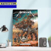 Metallica M72 World Tour Double Posters Of M72 Los Angeles CA at SoFi Stadium August 25-27th 2023 Art Decor Poster Canvas