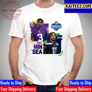 Minnesota Vikings Vs Seattle Seahawks at NFL Preseason 2023 Vintage T-Shirt