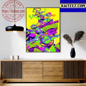 New Art Poster For Teenage Mutant Ninja Turtles Mutant Mayhem Movie Art Decor Poster Canvas