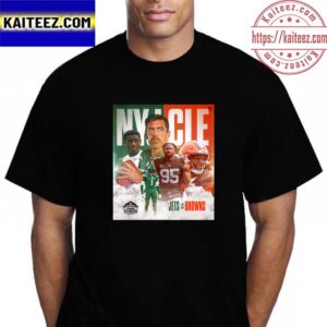 New York Jets Vs Cleveland Browns At NFL Pro Football Hall Of Fame Game Vintage T-Shirt